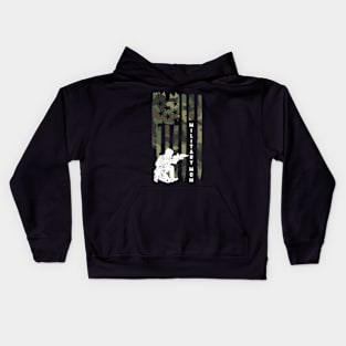 Military Mama v6 Kids Hoodie